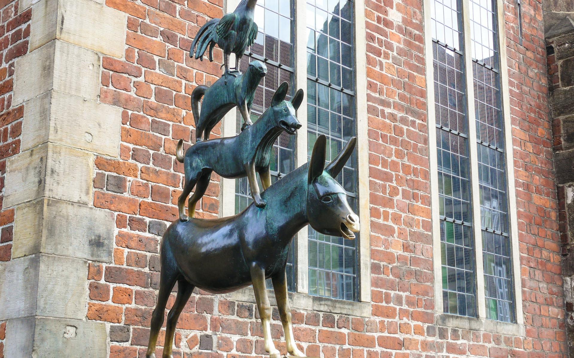 Statue Bremer Stadtmusikanten