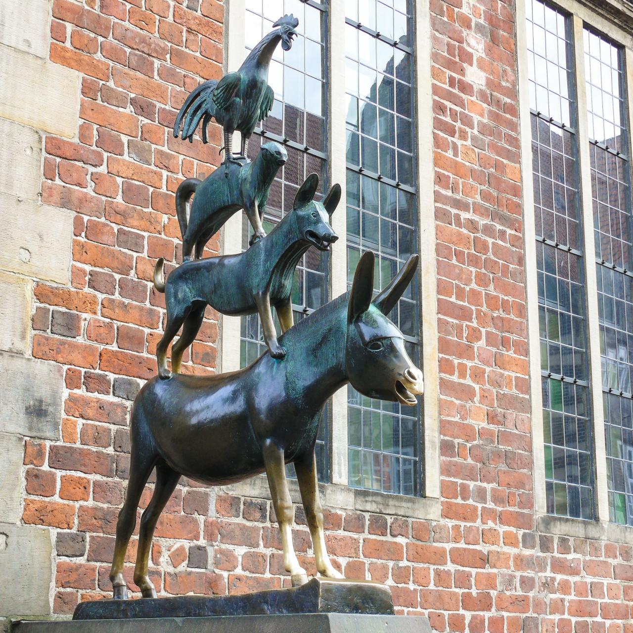 Statue Bremer Stadtmusikanten